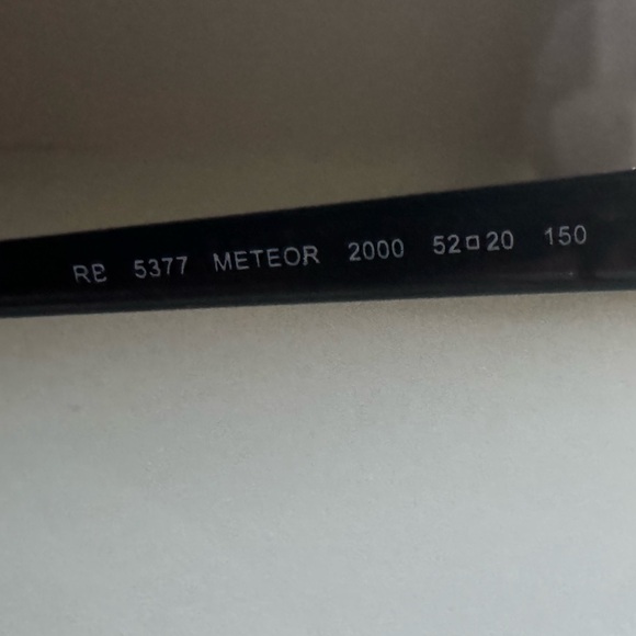 Ray-Ban Meteor Optics Eyeglasses with Black Frame - RB5377 - Picture 6 of 7